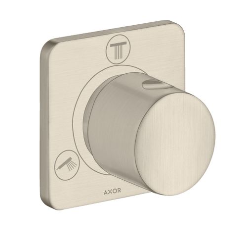 AXOR-HG-AXOR-Citterio-M-Ab-und-Umstellventil-Trio-Quattro-Unterputz-Brushed-Nickel-34920820 gallery number 1